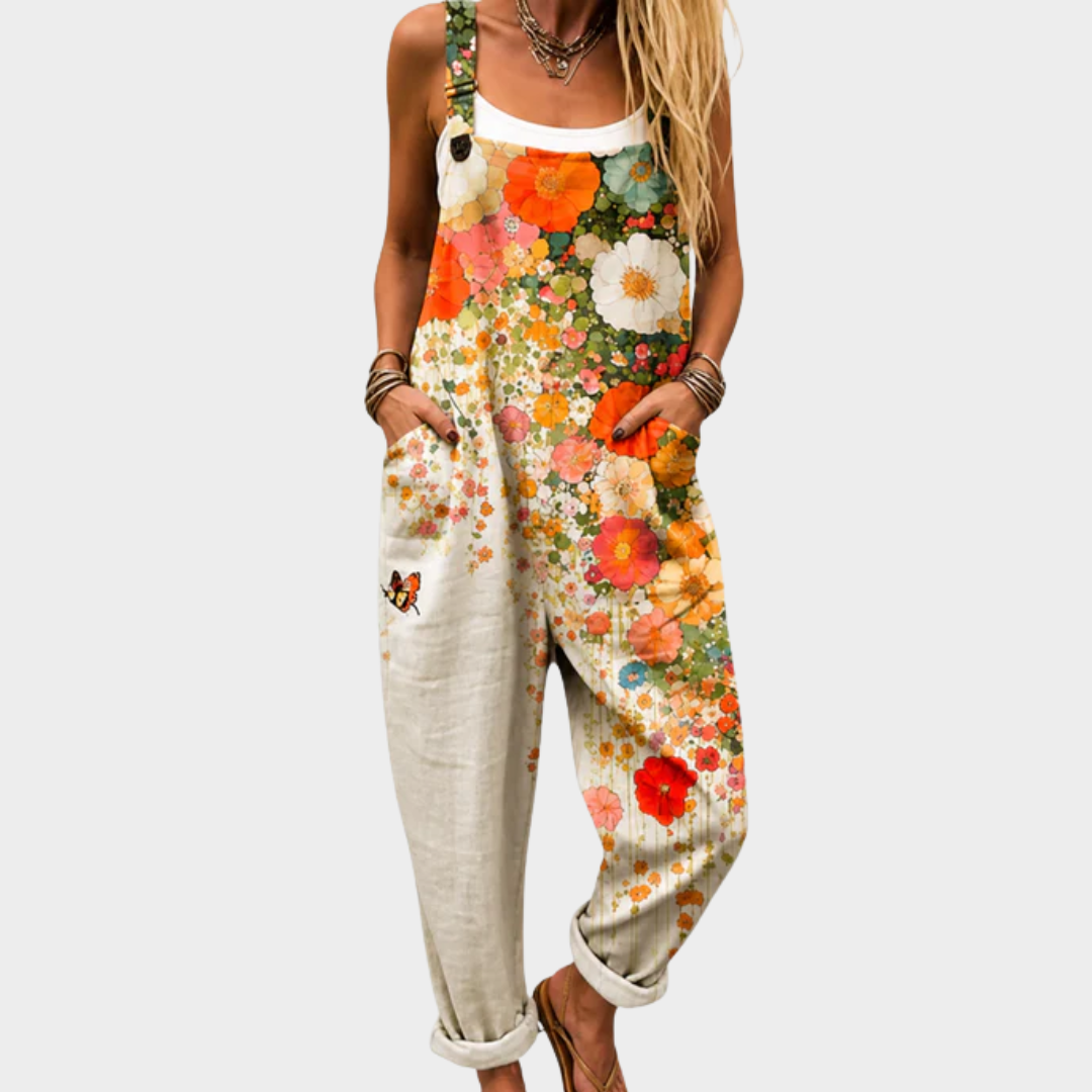 Cozy Graphic Jumpsuit
