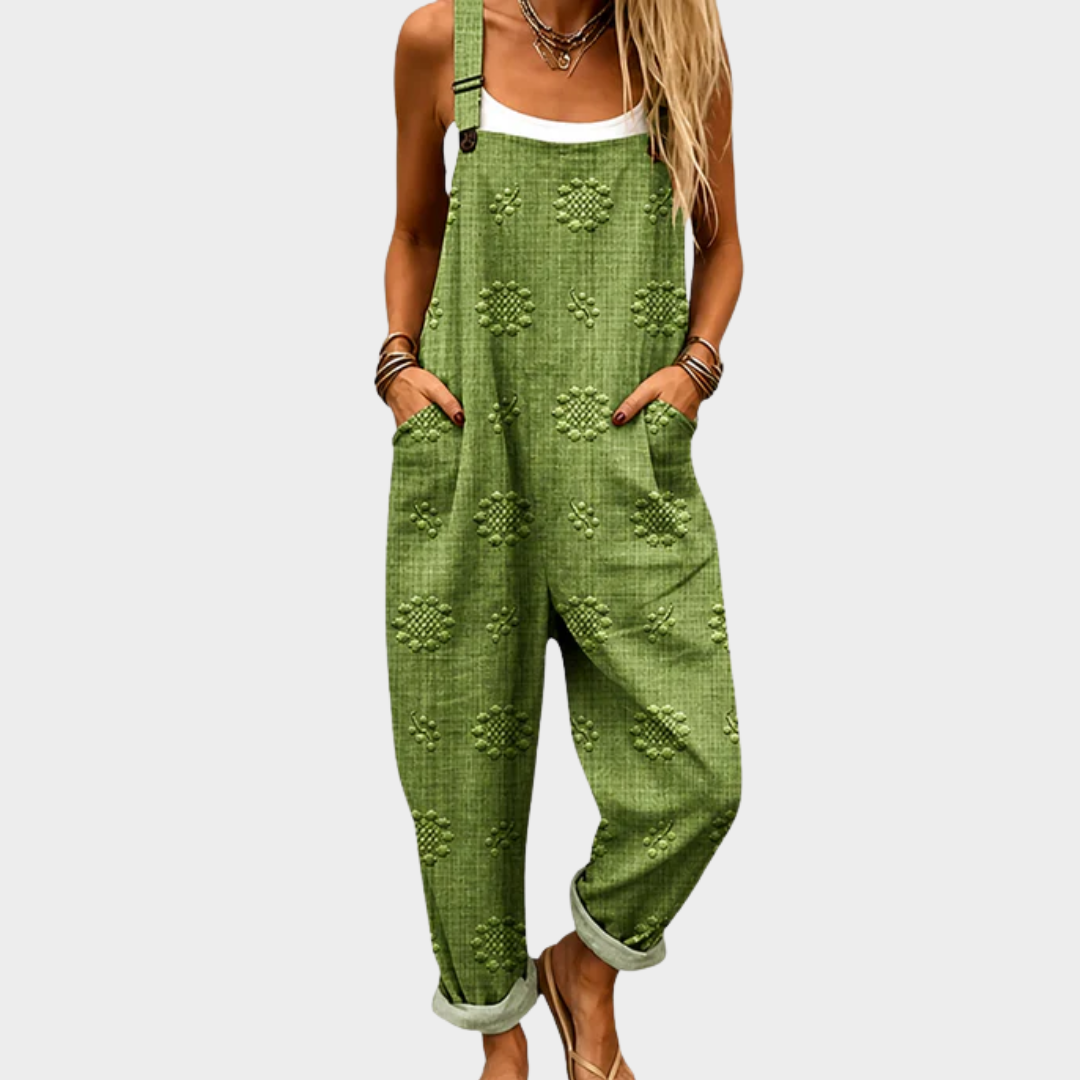 Cozy Patterned Jumpsuit
