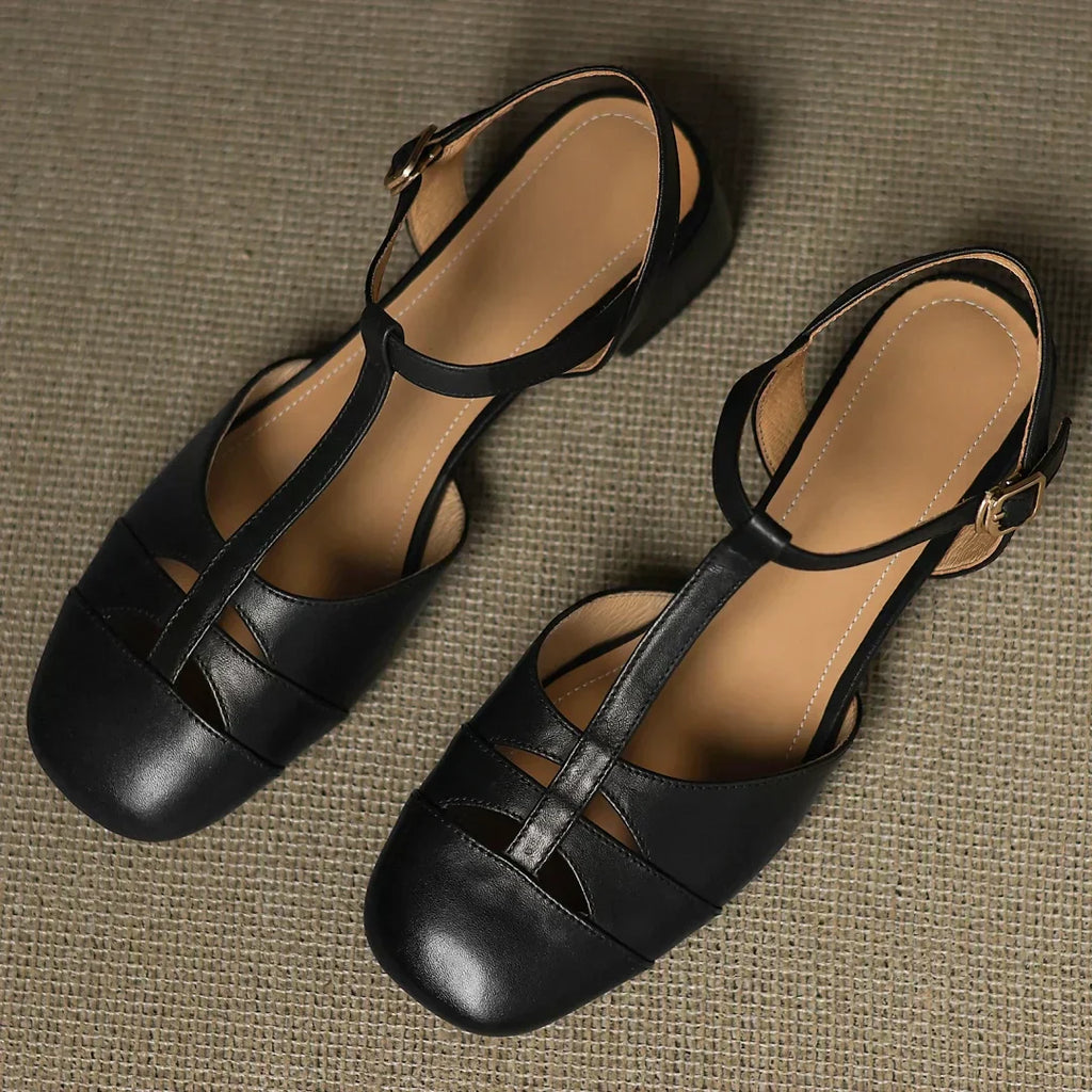 Isabella | Handcrafted Woven Leather Ballerina Flats