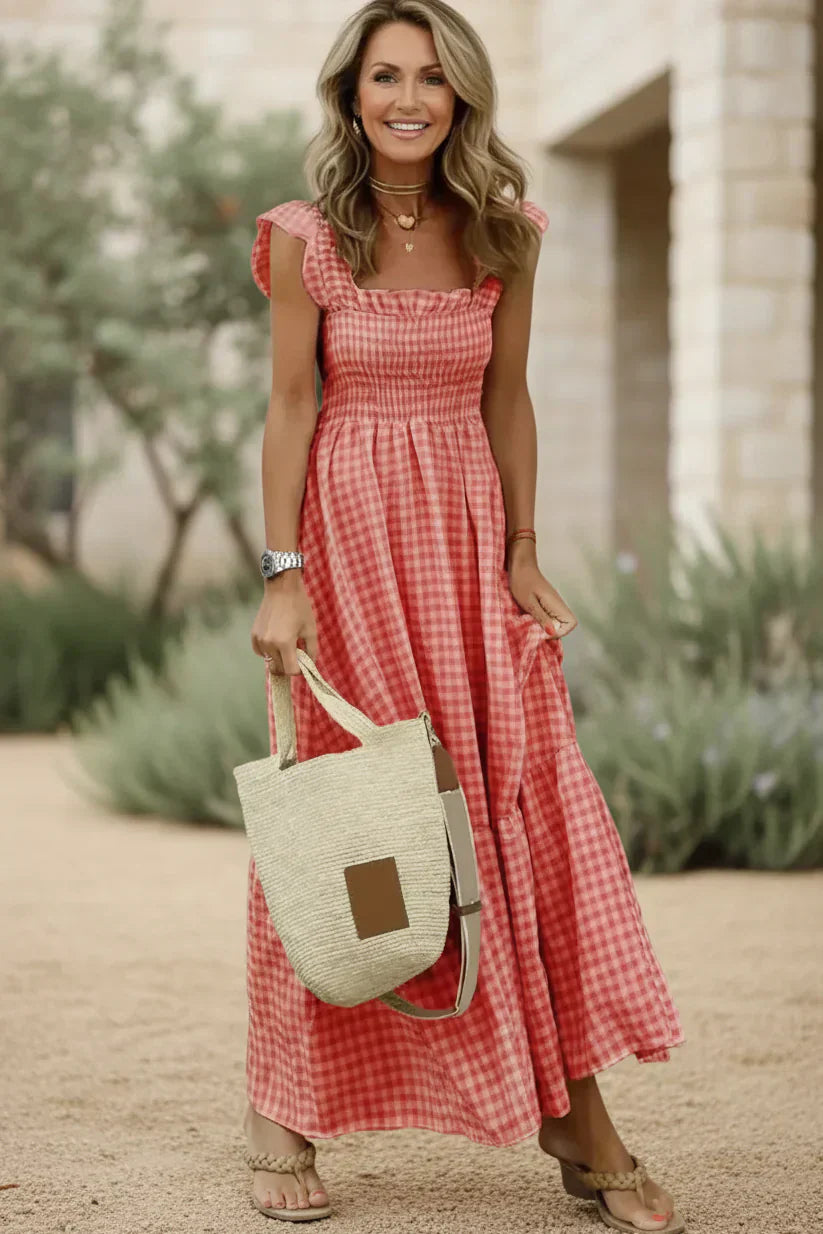 ELENA - CHIC RUFFLE DRESS
