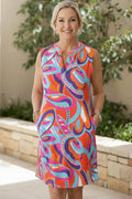 SAVANNAH - BOLD PATTERN DRESS