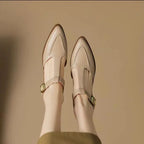 Gianna | Timeless Leather Strap Footwear
