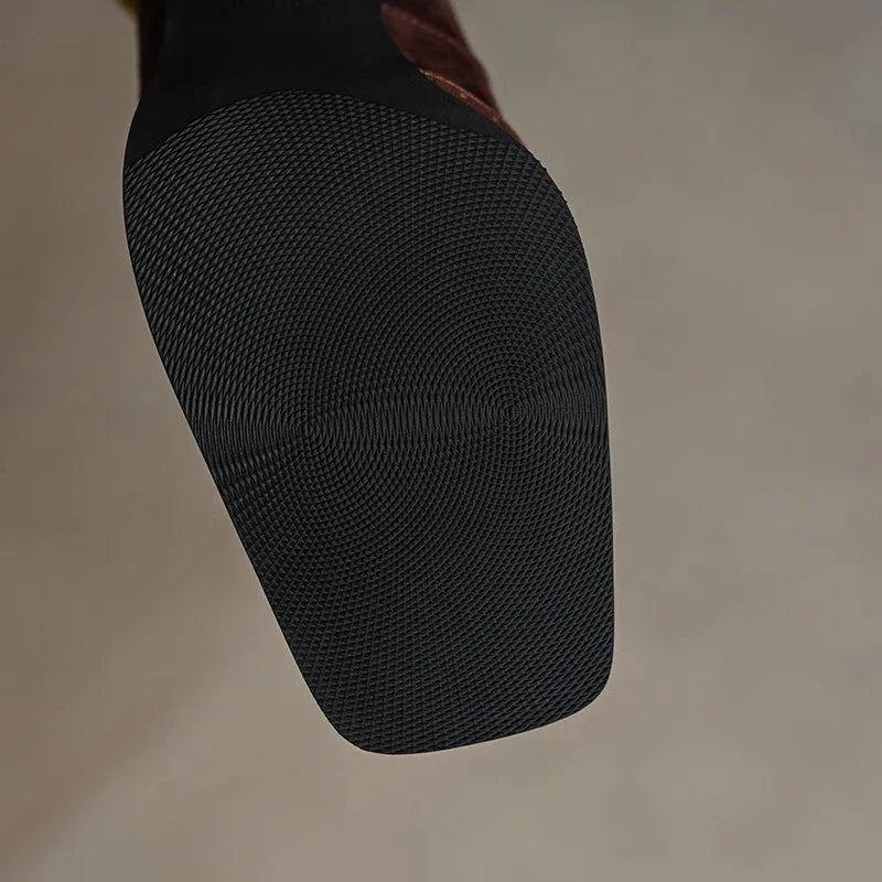 Ellie | Timeless Leather High Heels