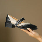 Lumerra | Classic Leather Mary Jane Flats for Everyday Wear