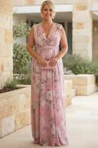 ELENA – FLOWER PRINT MAXI DRESS