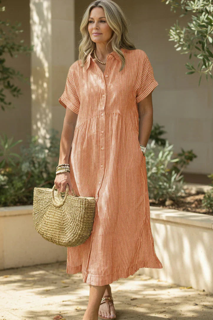 MARIA - Relaxed Striped Dress