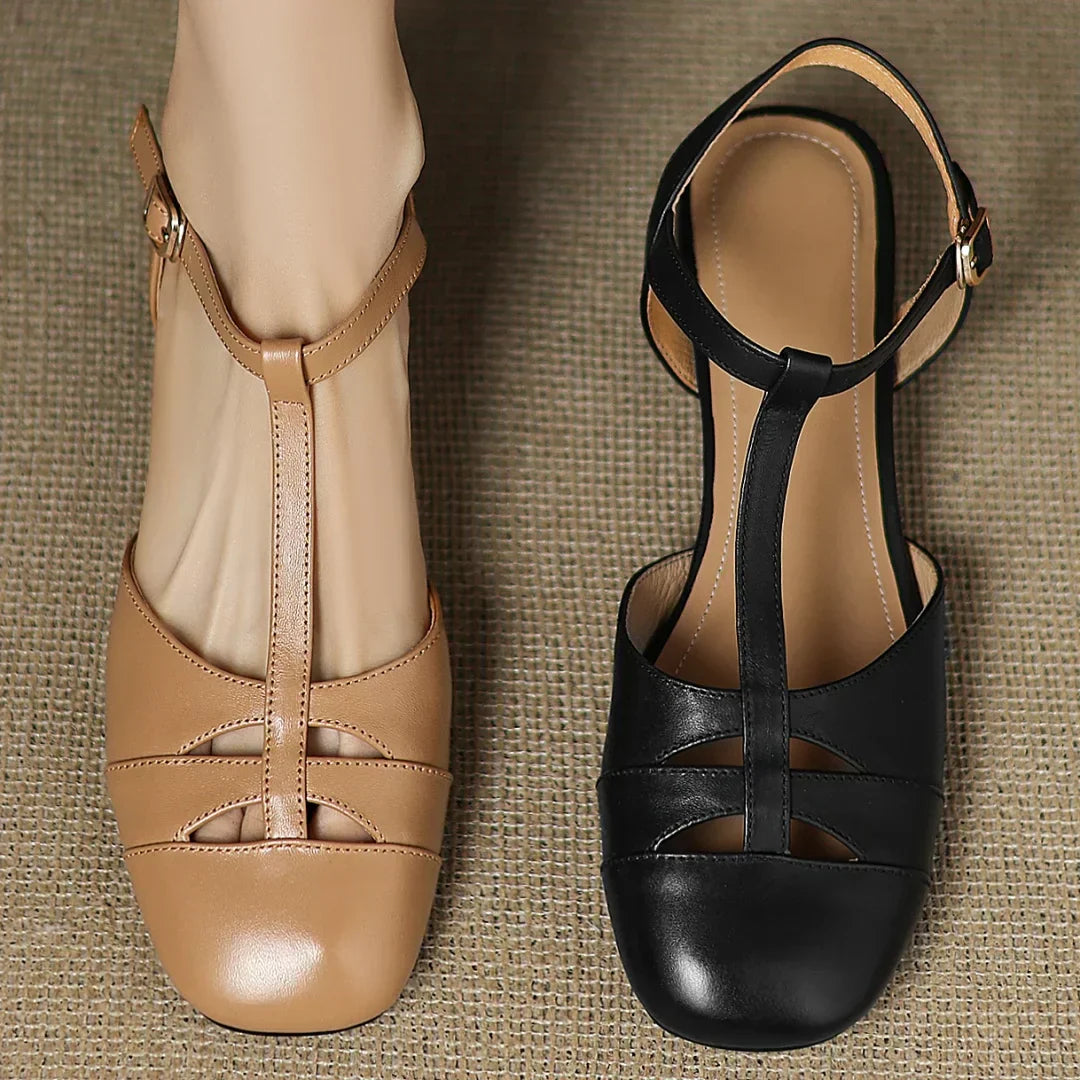 Isabella | Handcrafted Woven Leather Ballerina Flats