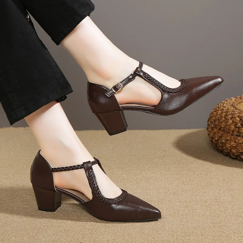 Vivienne | Timeless T-Strap Footwear