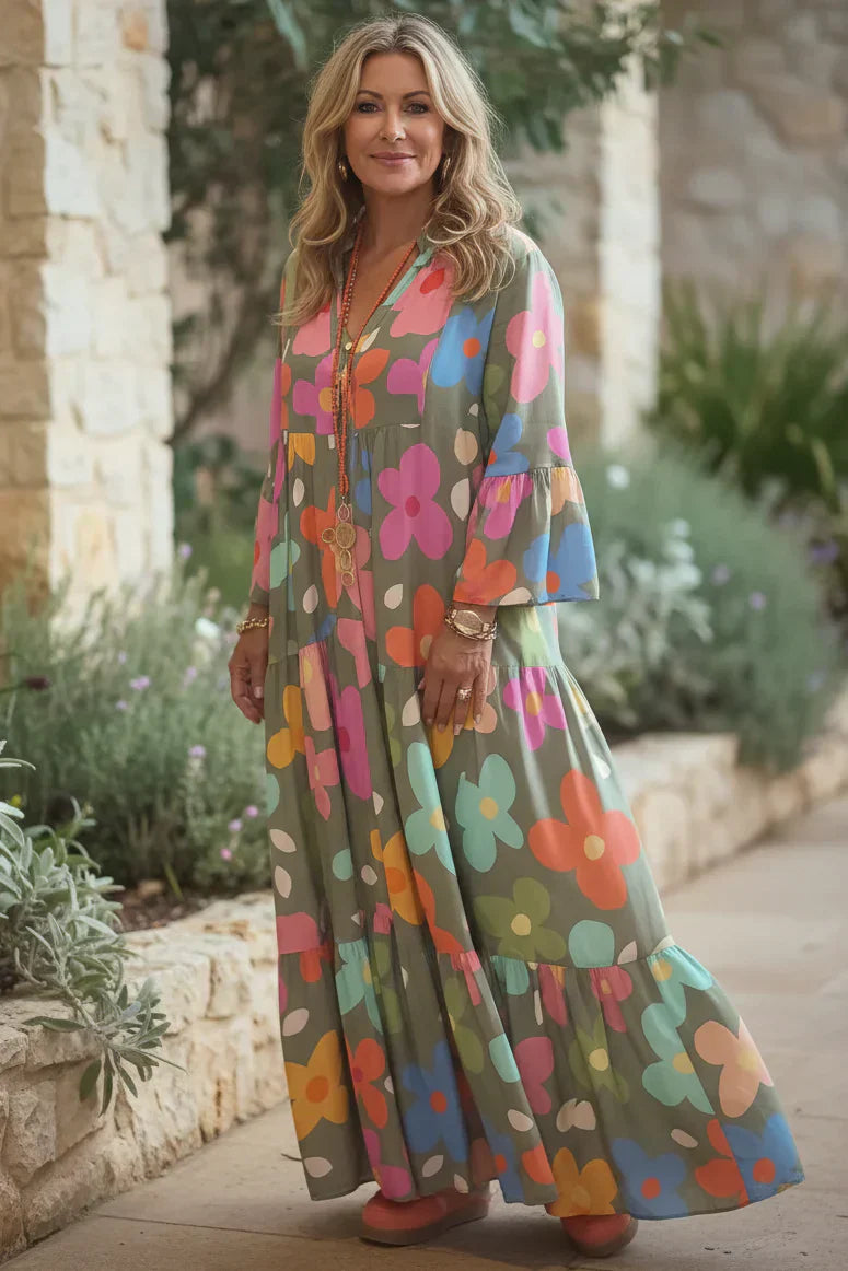 RILEY - Floral Print Dress