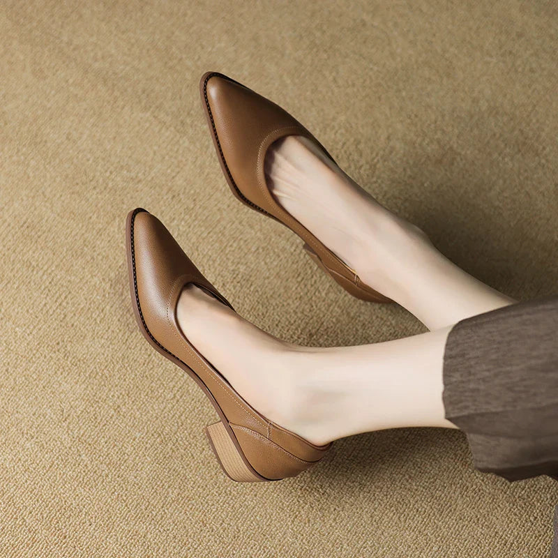 Michela | Chic Mid-Heel Footwear