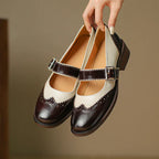 Lumerra | Classic Leather Mary Jane Flats for Everyday Wear