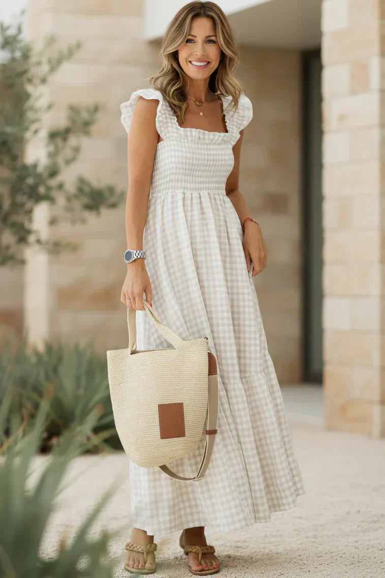 ELENA - CHIC RUFFLE DRESS