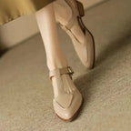 Gianna | Timeless Leather Strap Footwear