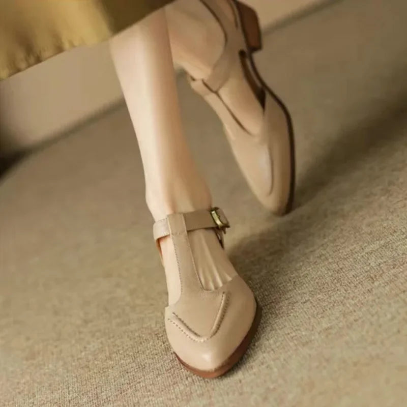 Gianna | Timeless Leather Strap Footwear