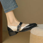 Lumerra | Classic Leather Mary Jane Flats for Everyday Wear