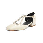 Estelle | Vintage-Inspired Leather Ballerina Flats