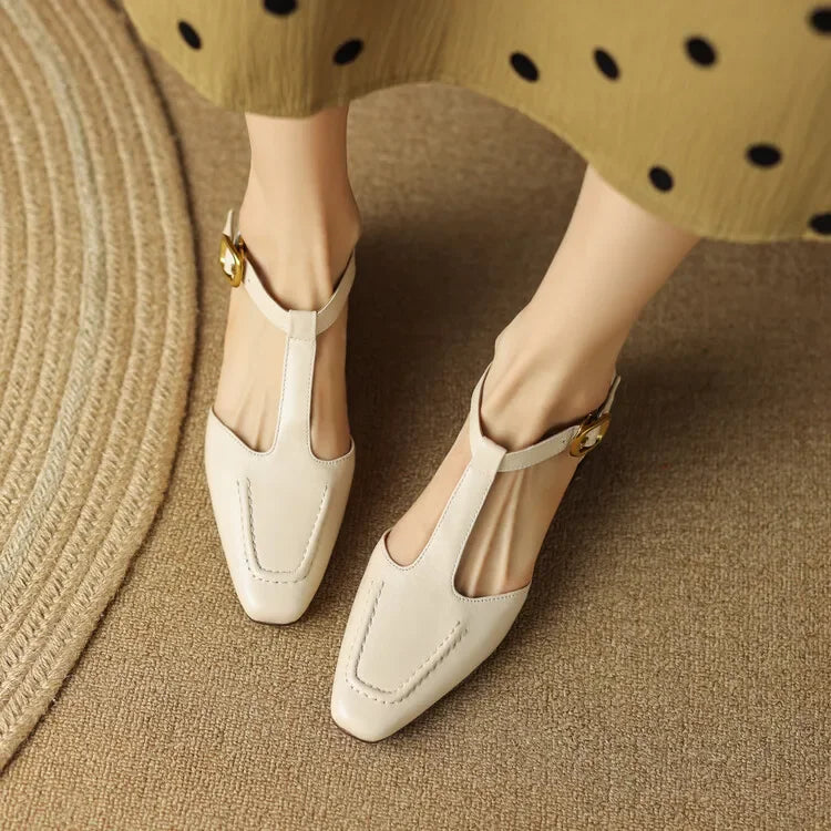 Annabelle | Classic Leather Vintage Footwear