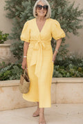 SELENA - V-Neck Dress" can be rewritten as "SELENA - Elegant V-Neck Dress.