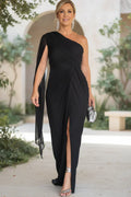 SERENA - ASYMMETRICAL ONE-SHOULDER EVENING GOWN