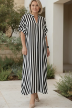 AMÉLIE – STRIPED LONG DRESS