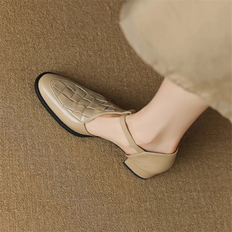 Celeste | Retro-Inspired Strap Heels