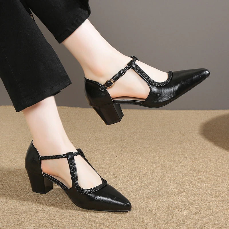 Vivienne | Timeless T-Strap Footwear