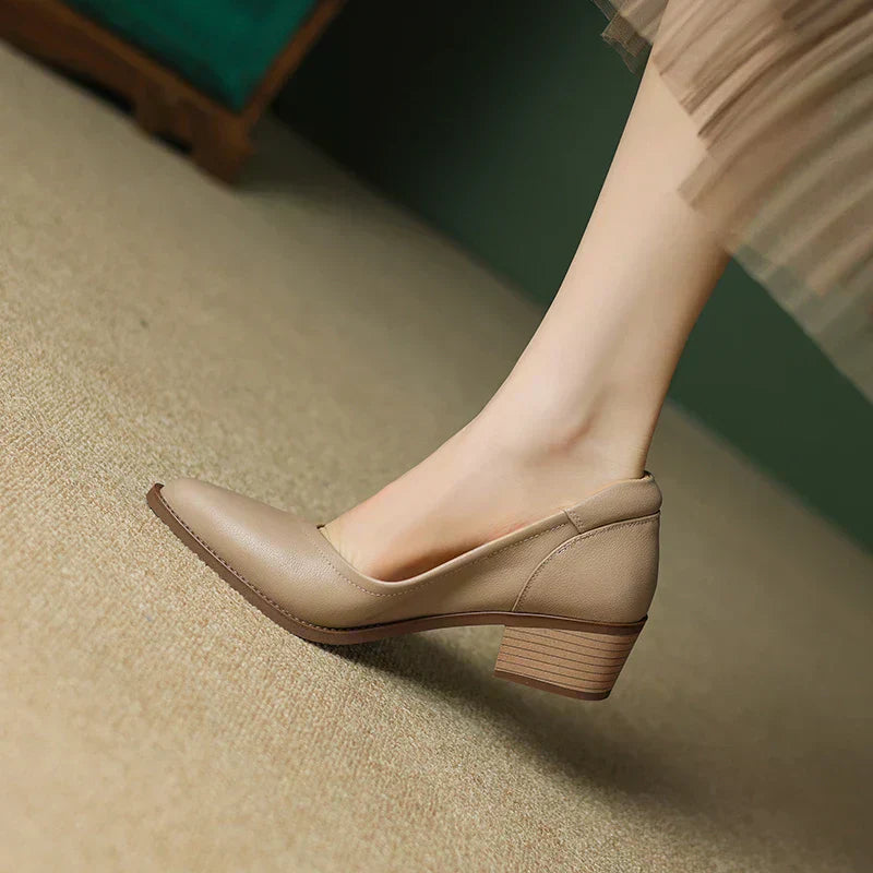 Michela | Chic Mid-Heel Footwear