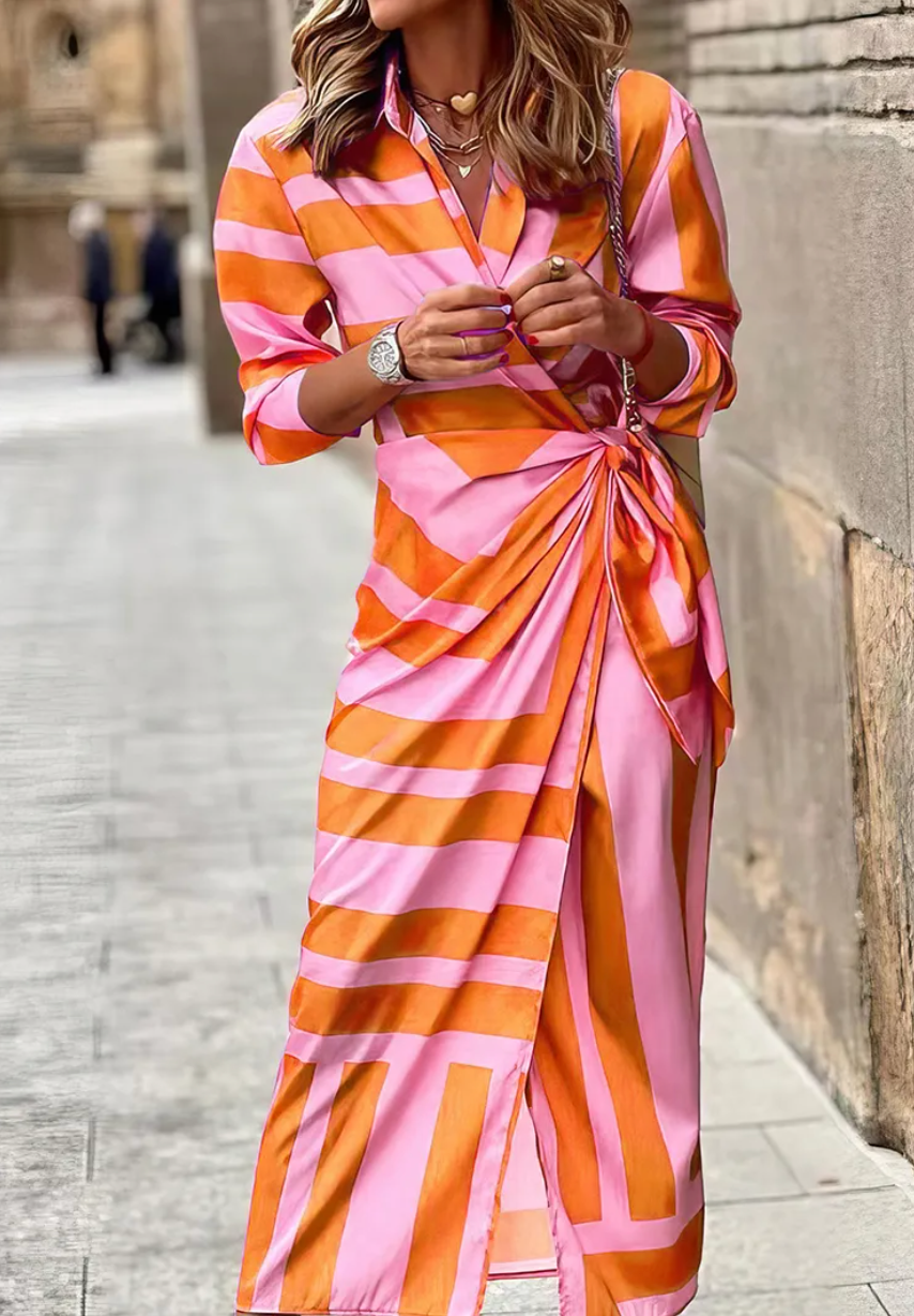 Cecilia™ Chic Striped Dress