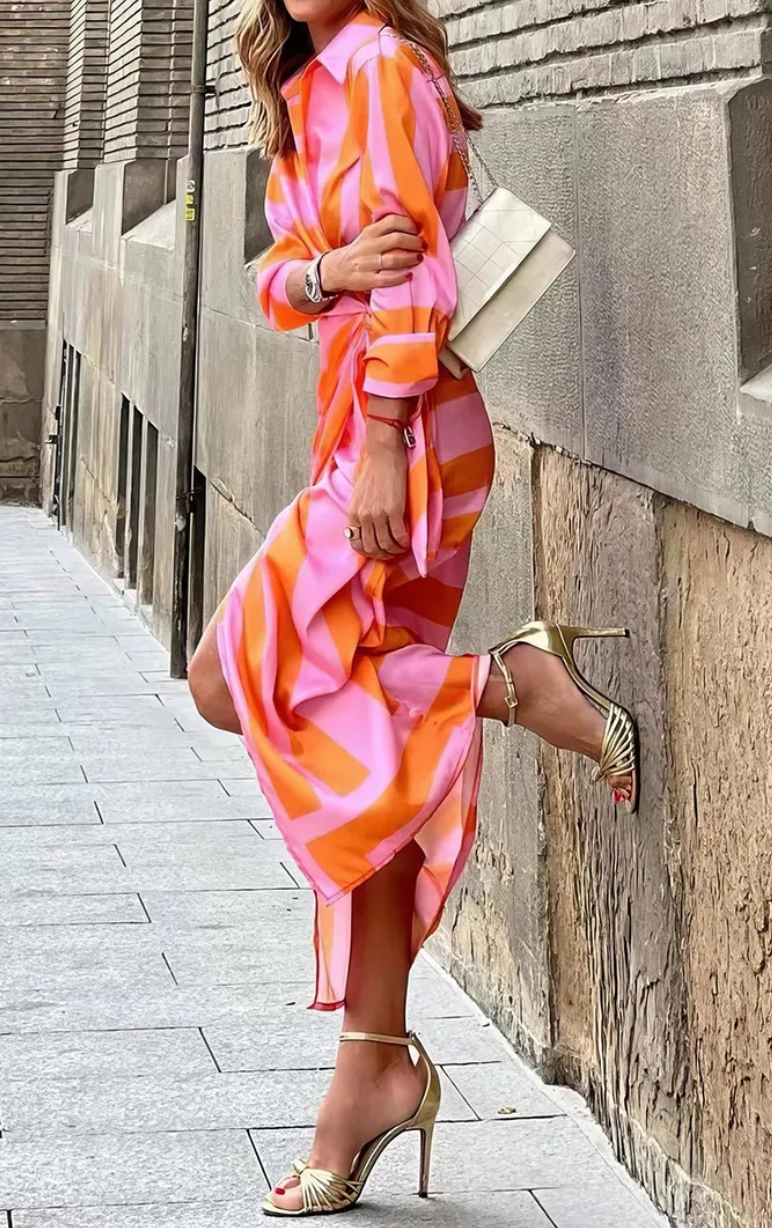 Cecilia™ Chic Striped Dress