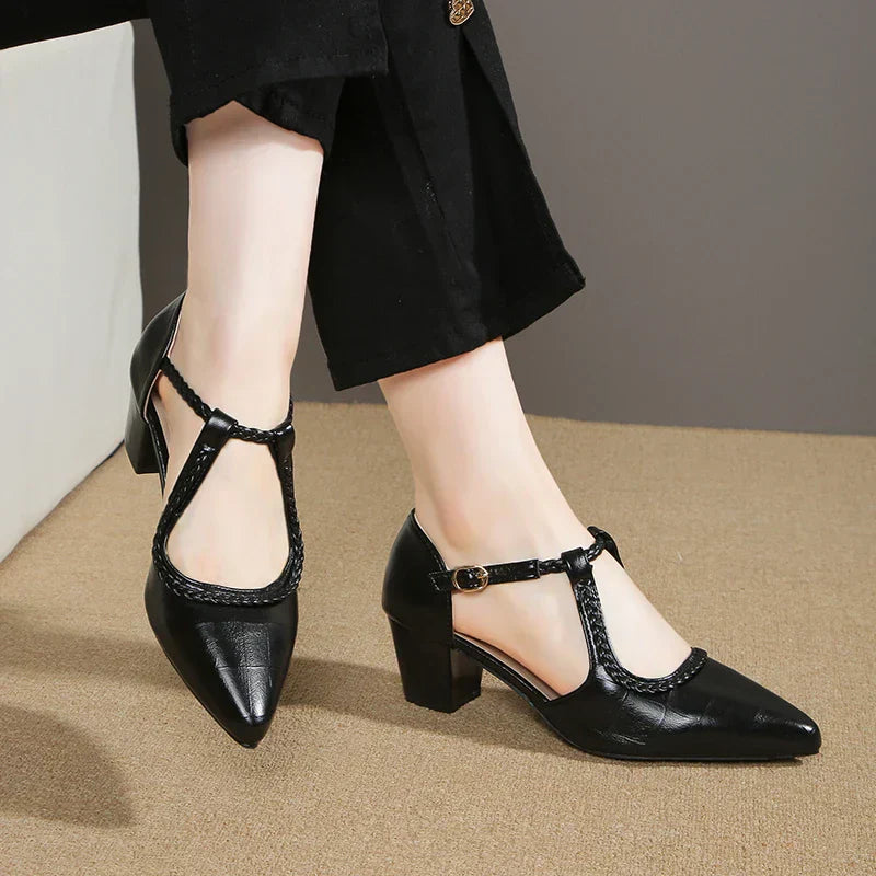 Vivienne | Timeless T-Strap Footwear