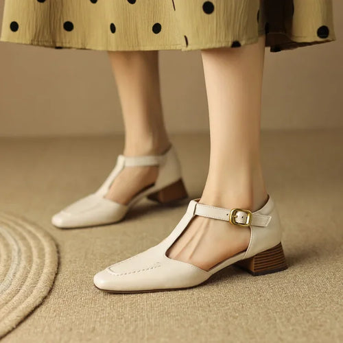 Annabelle | Classic Leather Vintage Footwear