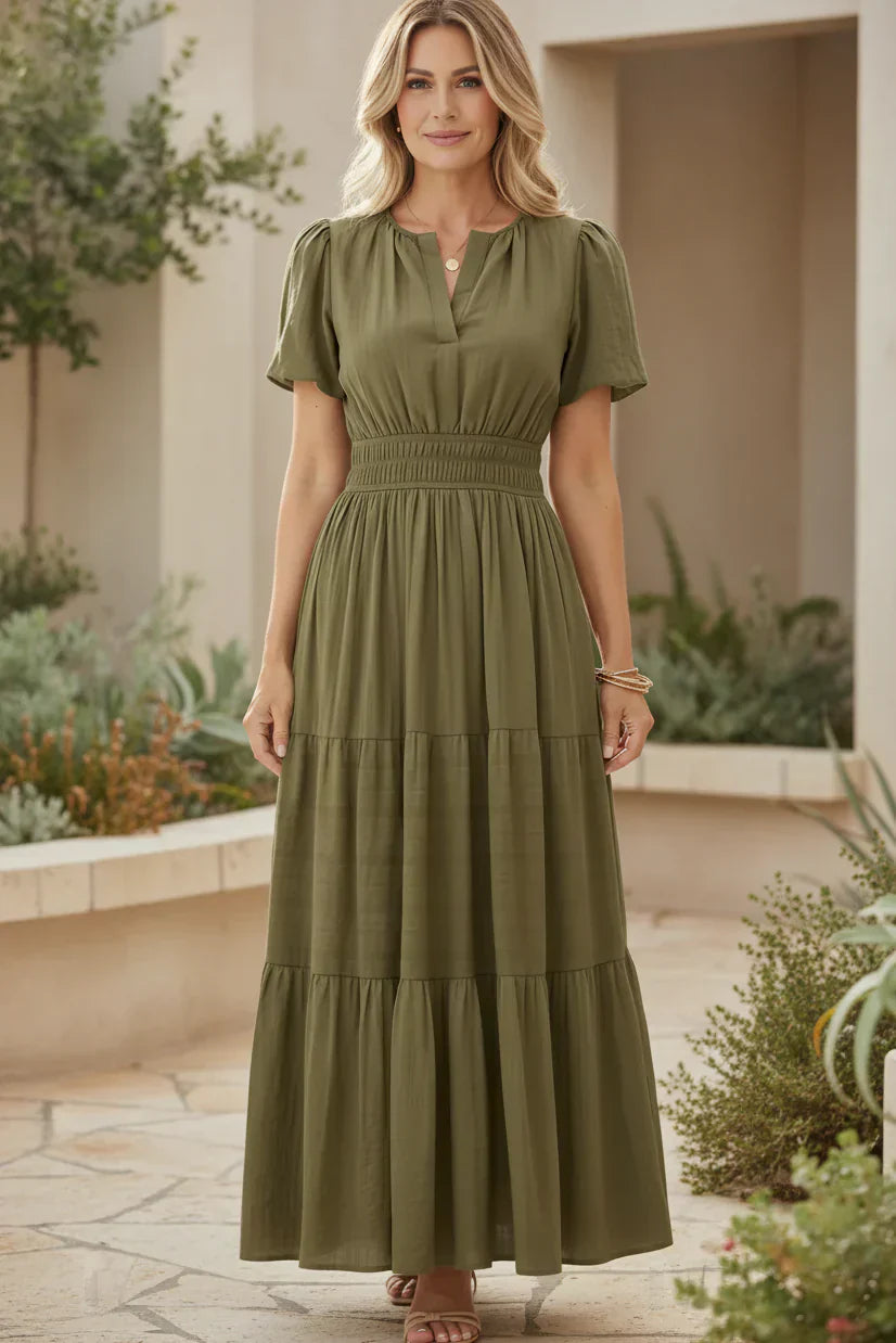 ALINA – Soft Cotton Whisper Dress