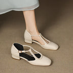 Estelle | Vintage-Inspired Leather Ballerina Flats