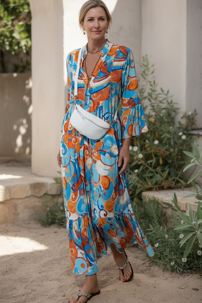 Aubree – Tropical Getaway Dress