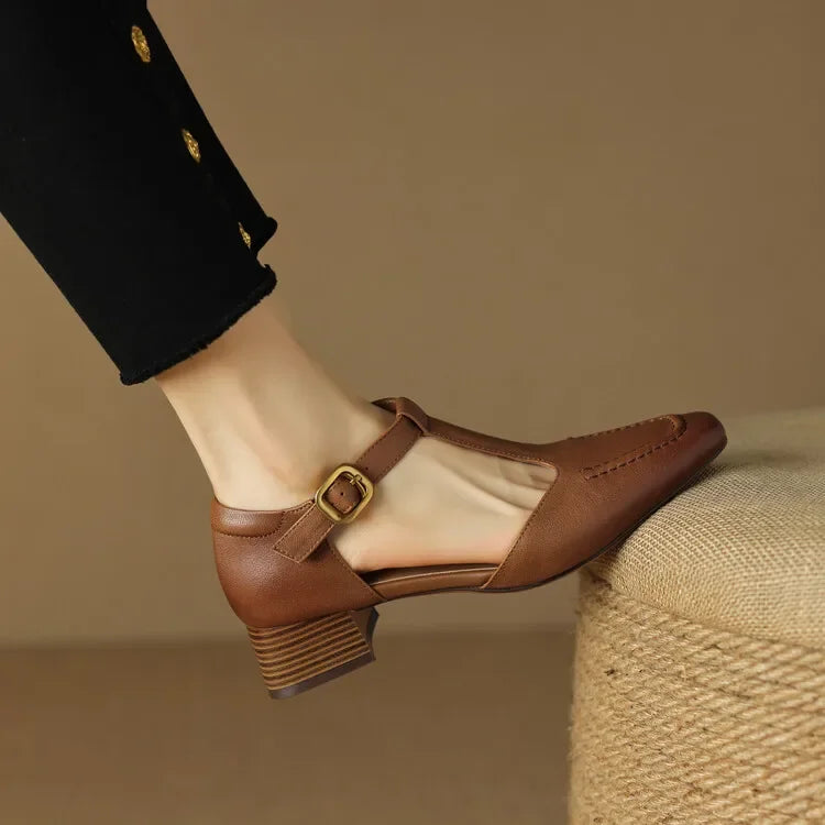 Annabelle | Classic Leather Vintage Footwear