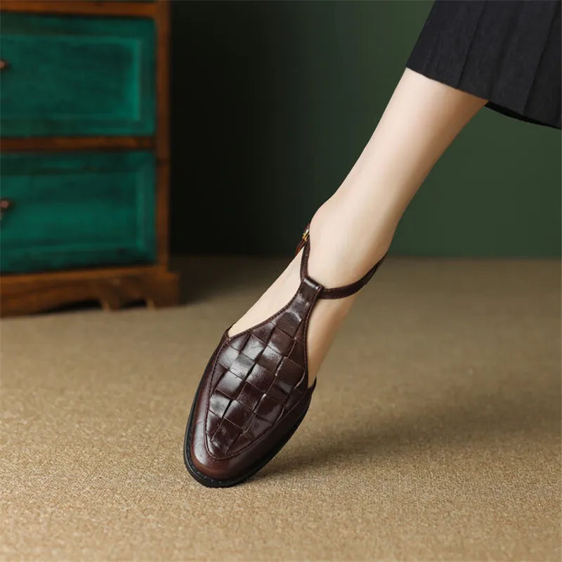 Celeste | Retro-Inspired Strap Heels