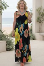 JOLIEN - FLOWER PRINT MAXI DRESS