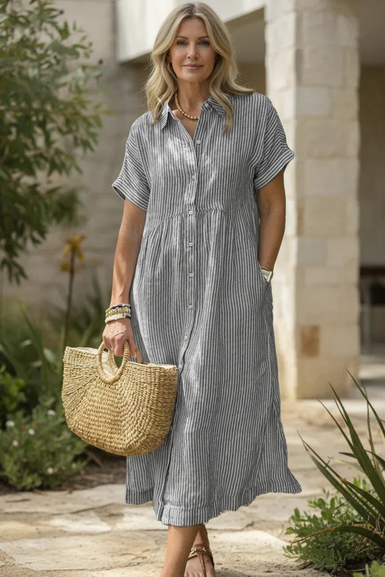 MARIA - Relaxed Striped Dress
