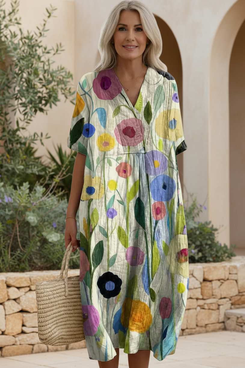 VIVIENNE - CHARMING FLORAL DRESS