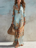 Lorena | Mediterranean Shirt Dress