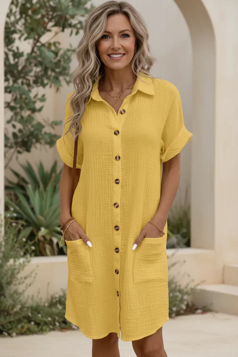 JULIA - OVERSIZED POLO DRESS" can be rewritten as "JULIA - RELAXED FIT POLO DRESS.