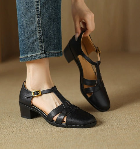 Joan | Classic T-Bar Ballet Flats