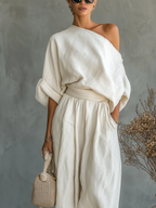 Mila™ - Off-Shoulder Two-Piece Ensemble