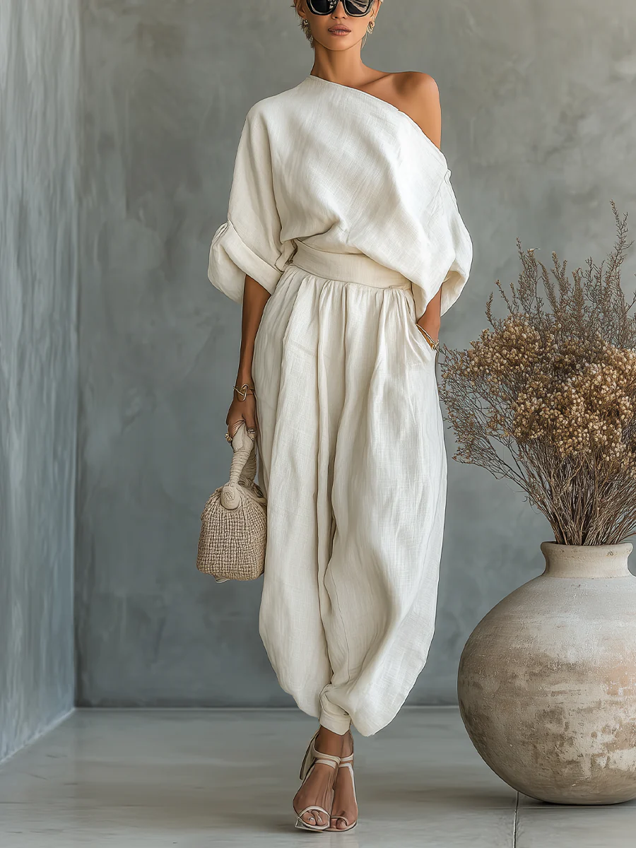 Mila™ - Off-Shoulder Two-Piece Ensemble