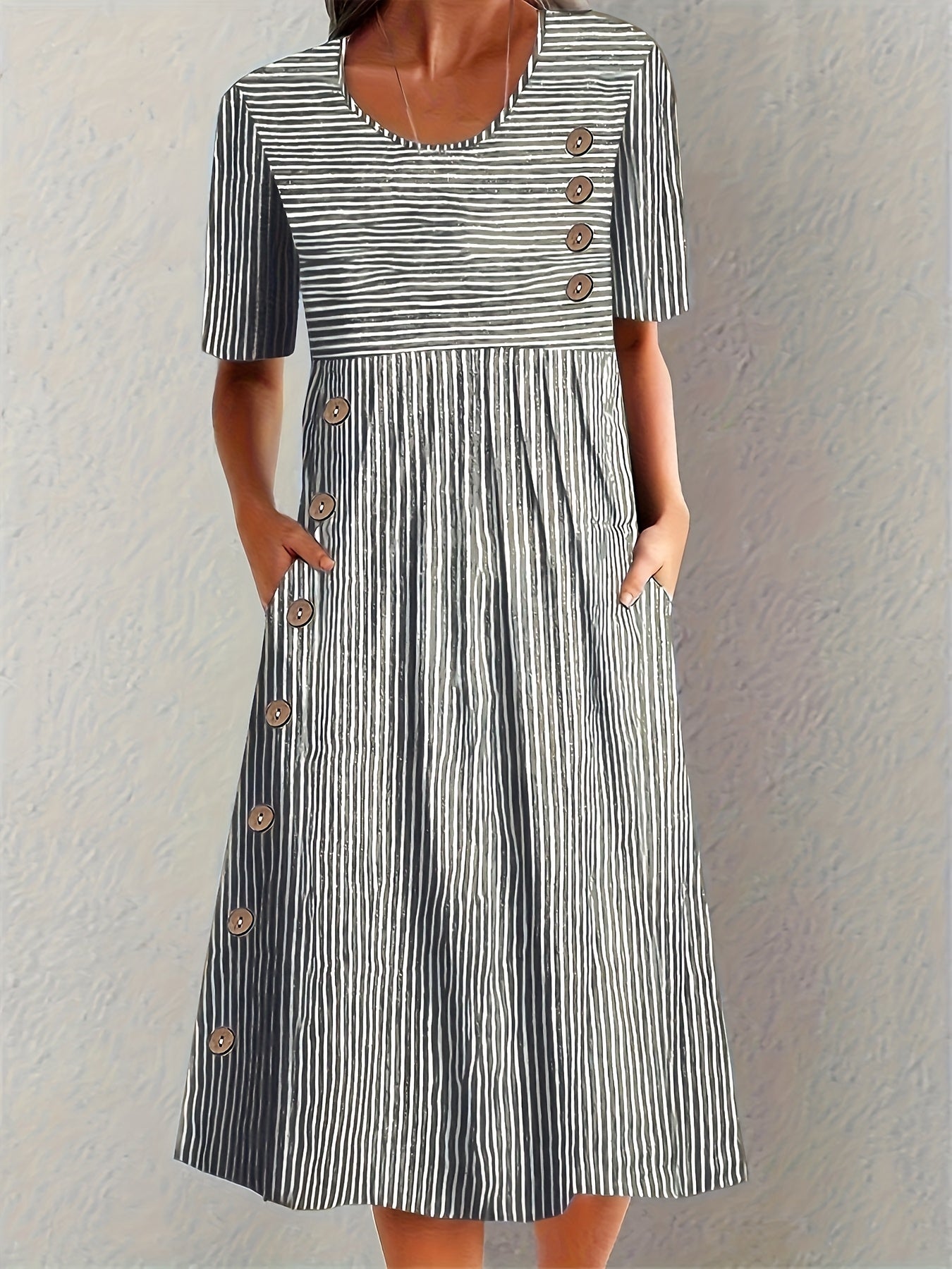 Sofia | Breezy Striped Summer Dress