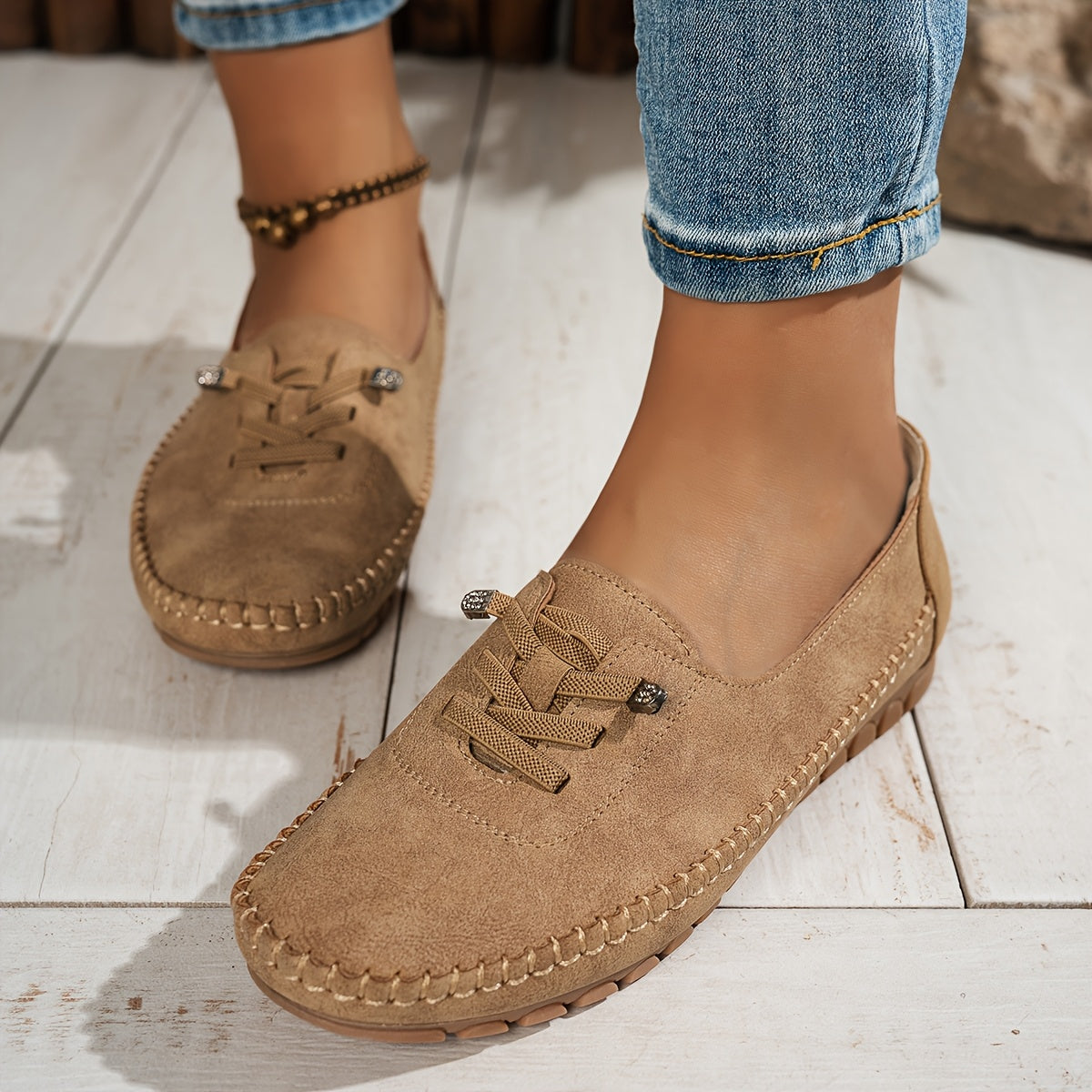 Orthelia™ – Cushioned Moccasins Designed for Optimal Support for Sensitive Feet