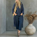 Lucía | Cozy Long Cardigan and Wide-Leg Pants Duo Set