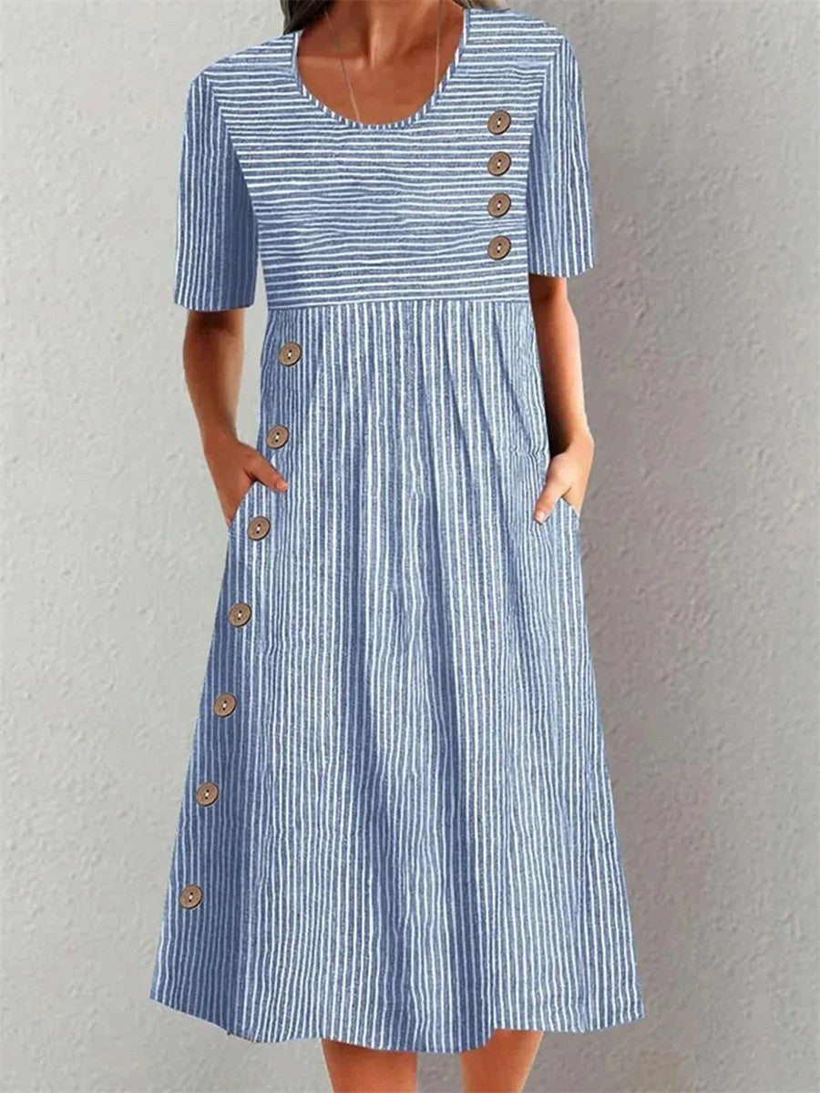 Sofia | Breezy Striped Summer Dress
