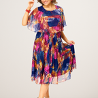 BARBARA | PLUS SIZE CHIFFON DRESS FOR ULTIMATE COMFORT