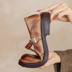 Elvara | Chic Leather Mary Jane Shoes
